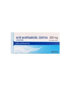 Zentiva Acid acetilsalicilic 500mg, 20 comprimate