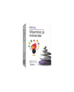Alevia Vitamine si Minerale Junior, 30 comprimate 
