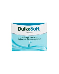 Dulkosoft 10 mg, 20 plicuri pulbere pentru solutie orala