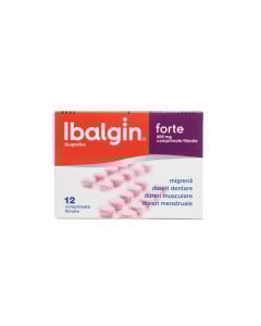 Ibalgin Forte, 400 mg, 12 comprimate filmate, Sanofi