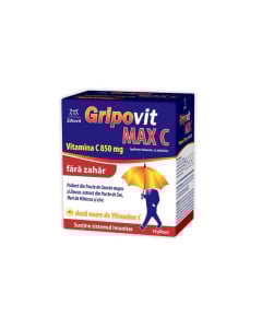 Gripovit Max C fara zahar, 10 plicuri