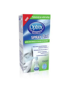 Optrex spray 2 in 1 ochi obositi x 10 ml