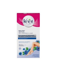 Veet benzi ceara rece pentru corp si piele sensibila, 12 bucati