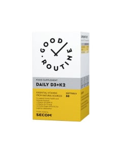 Secom Good Routine Daily D3+K2, 30 capsule moi