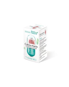 Rotta Natura Calciu Marin+Vitamina D2 Naturala, 30 capsule