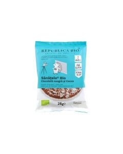 Republica BIO SANATELE BIO Ciocolata neagra si Cocos, ecologic, fara gluten