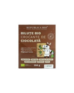 Republica BIO Bilute Bio crocante de ciocolata FARA GLUTEN, 250 g