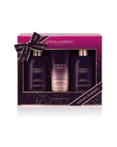 Baylis & Harding Set cu parfum de smochine salbatice si rodie, 3 produse, BH22WF3PC