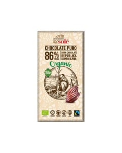 Chocolates Sole Ciocolata bio cu 86% cacao, 100g
