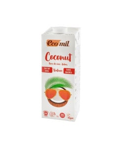 Ecomil Bautura bio din cocos fara indulcitor, 1l
