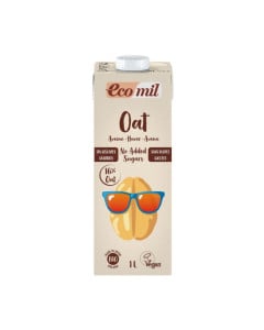 Ecomil Bautura bio de ovaz, fara zahar, 1l