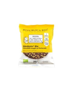 Republica BIO Sanatele Bio Ciocolata neagra si portocala fara gluten, 28g