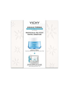 Vichy XMAS AQUALIA LEGERE Crema rehidratanta, ten normal, 50ml + Gel-crema SPA de noapte, 15ml