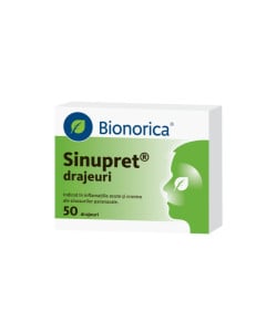 Sinupret adjuvant sinusuri, 50 drajeuri
