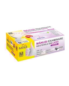 MINUT Manusi examinare pudrate M x 100buc
