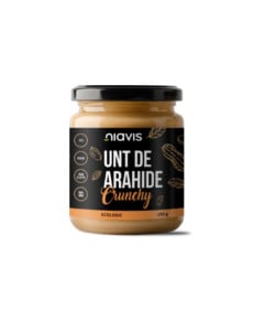 Niavis Unt de Arahide Crunchy Ecologic BIO, 250g