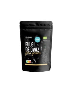 Niavis Fulgi de Ovaz Ecologici Fini fara Gluten, 250g