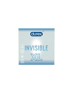Durex Prezervative Invisible XL, 3 bucati