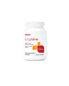 GNC L-Lysine 1000 mg, L-Lizina, 90 tablete
