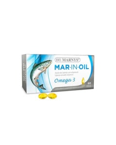 Marnys Ulei de Somon MAR-IN-OIL cu Omega 3, 60 capsule