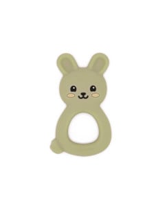 Jucarie dentitie silicon Bunny Doo Olive, 1 bucata
