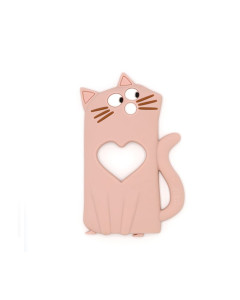 Jucarie dentitie silicon Kitty Pink