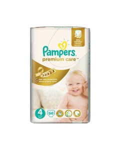 Pampers nr 4, Premium Care, 7-14 kg, 66 bucati