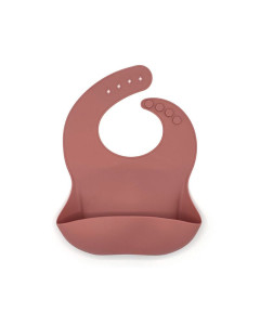 Baveta silicon Dark Pink, 1 bucata