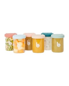 Set 6 boluri din sticla ISY 250 ml, Babymoov