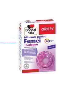 Minerale pentru femei + Colagen, 30 comprimate, Doppelherz