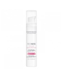 Crema corectoare zi UV+IR,  piele cuperozica REDNESS CALM, 40 ml, Dermedic