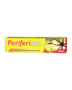 Gel cu efect de încălzire pentru spate și umeri Periferisan, 100 ml, Zdrovit