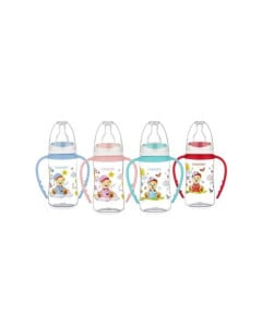 Bebe Dor Biberon 125ml 0l+ cu desen si manere 76302