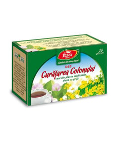 Ceai curatare colon, 20 pliculete, Fares