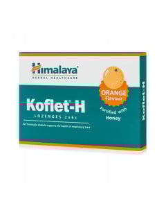 Koflet-H aroma de portocale, ajuta respiratia, 12 pastile de supt