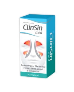 Zdrovit ClinSin med rezerve irigator, 30 plicuri