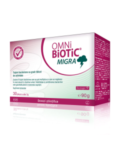 Omni Biotic Migra, 30 plicuri, Institut AllergoSan