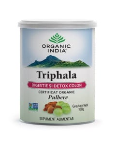 ORGANIC INDIA Triphala | Digestie & Curatare Colon