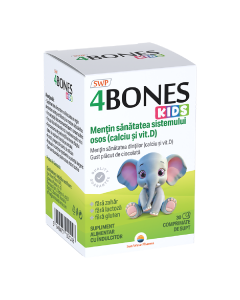 4 Bones Kids, 30 comprimate, Sun Wave Pharma