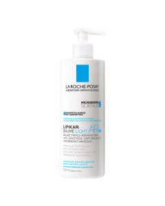 Balsam cu tripla actiune impotriva puseurilor de uscaciune a pielii Lipikar Baume Light AP+M, 400ml, La Roche-Posay