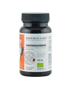 Ashwagandha ecologica 60 capsule, Republica BIO