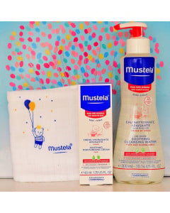 Mustela Pachet Fluid de curatare fara clatire  + Crema hidratanta fata