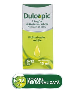 Dulcopic, 7,5 mg/ml picaturi orale solutie, 15 ml, Sanofi
