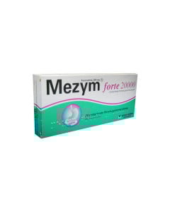 Mezym Forte 20000 250 mg x 20 comprimate filmate gastrorezistente