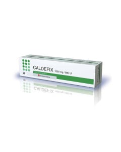 Caldefix 1000 mg / 880 ui x 1 tub x 20 comprimate efervescente