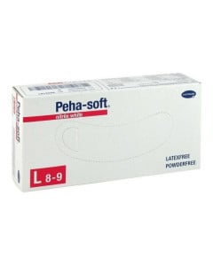 HartMann Peha-soft manusi nitrile albe L x 100buc