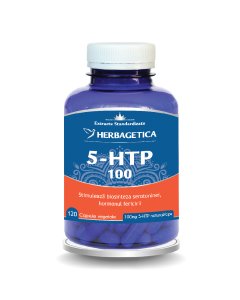 Herbagetica 5 HTP 100 zen forte, 120 capsule