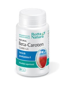 Beta Caroten 12000 UI, 30 capsule, Rotta Natura
