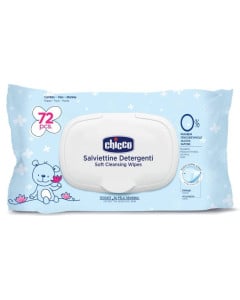 CHICCO Servetele umede cu clapeta, 72 bucati
