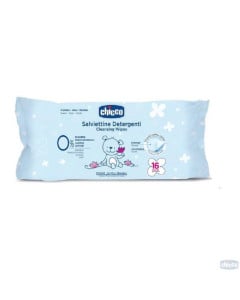 CHICCO Șervețele umede 16 bucăți, 0 luni+